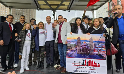 Comunidad migrante en Nueva York expresa su apoyo a Armenta