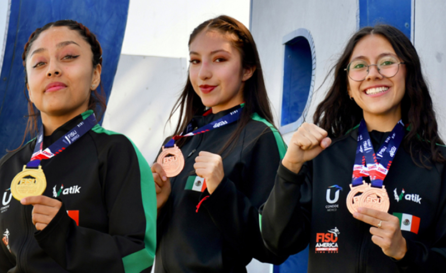 Un oro y tres bronces ganan estudiantes BUAP en los FISU AMERICA Combat Sport