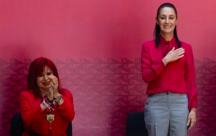 Sheinbaum participa en el programa de Layda Sansores; se elogian una a la otra