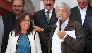 Rocío Nahle y AMLO