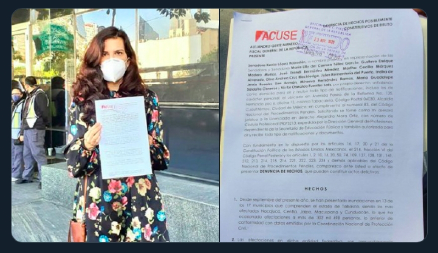 Denuncian a AMLO ante la FGR por decisión deliberada de inundar zonas de Tabasco en pobreza