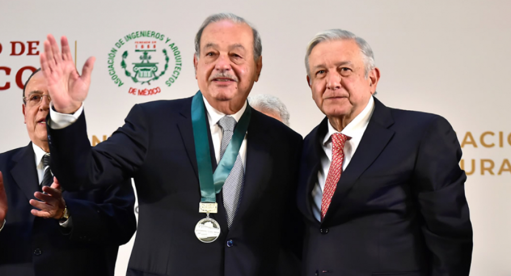 Carlos Slim y AMLO