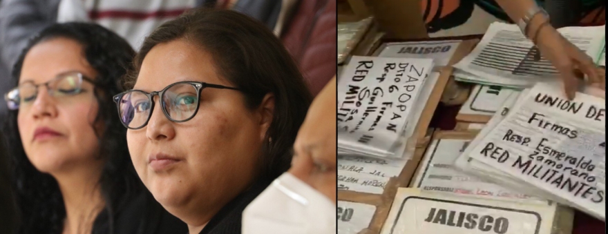 Presume Citlalli Hernández que le entregaron 50 mil firmas para el juicio a expresidentes en Monterrey