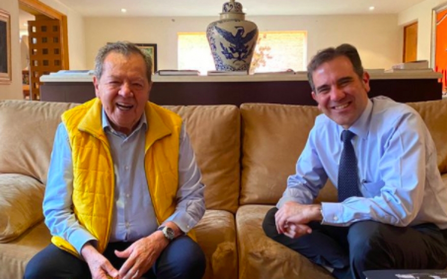 Muñoz Ledo se reúne con Lorenzo Córdova expresa urgencia para proteger órganos autónomos