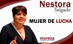 Nestora Salgado, senadora por Morena