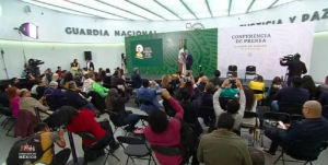 AMLO realiza conferencia desde el bunker de García Luna