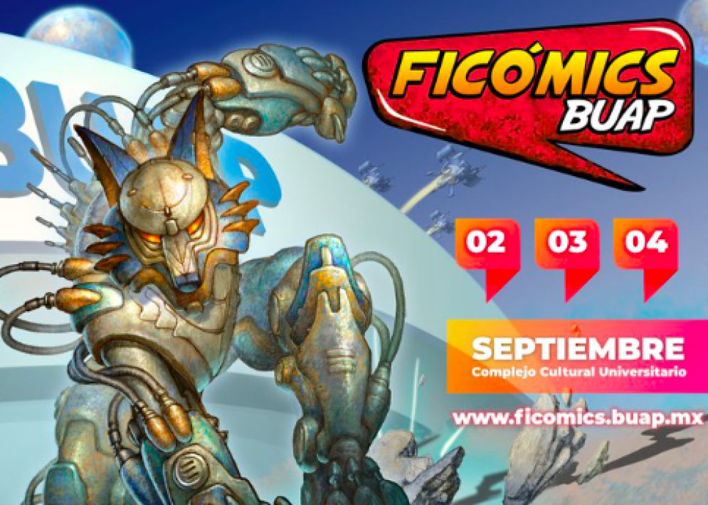 Anuncian FICOMICS en Puebla, llegará en septiembre