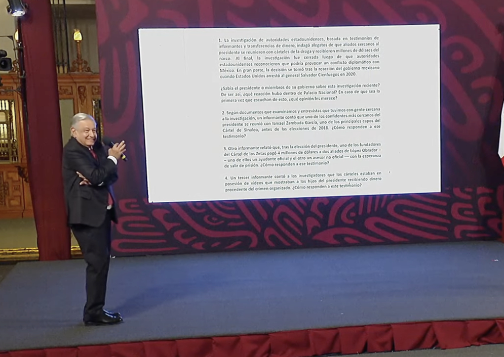 AMLO advierte que habrán reportaje del New York Times sobre financiamiento del narco en su campaña 2018 que vincula a sus hijos y a operadores