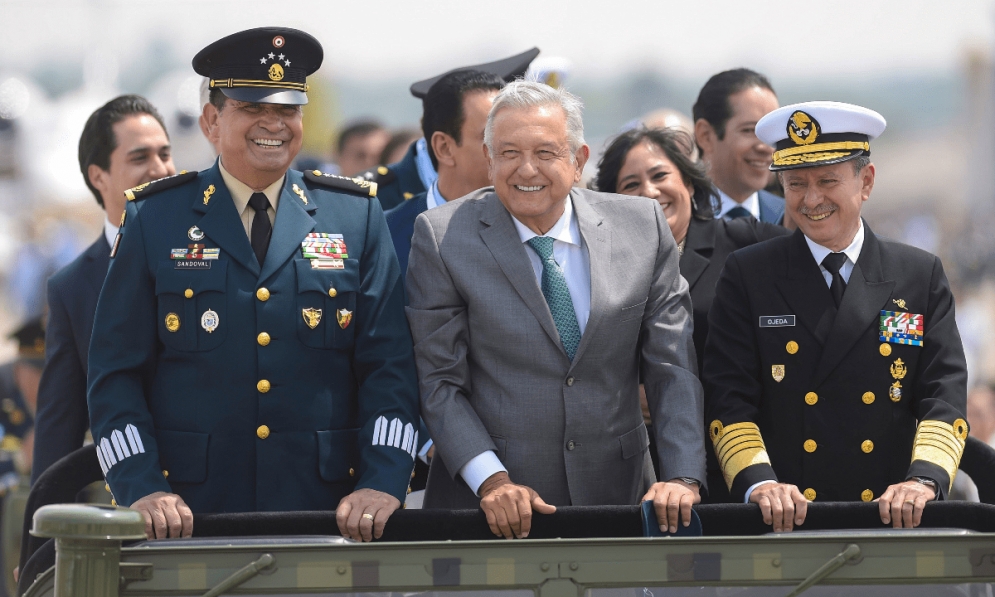 AMLO en la Sedena 2018