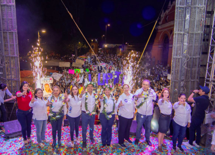 Eduardo Rivera cierra campaña en San Andrés Cholula