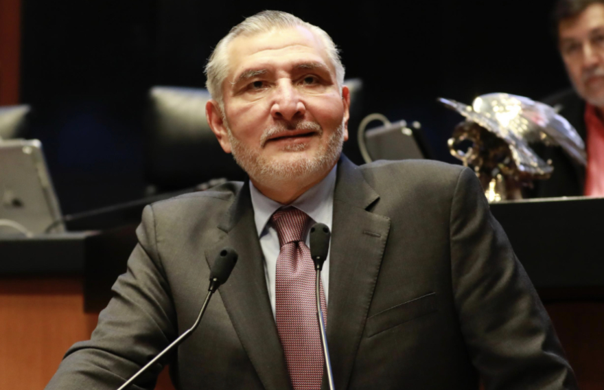 Adán Augusto presume ser un “senador eficaz” y pone como prueba que esta misma semana se aprobará la reforma morenista a la ley de amparo