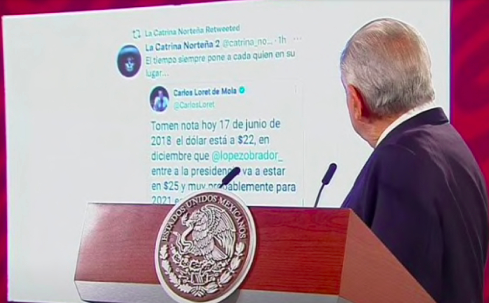 AMLO admite que compartió un tweet falso de Loret pero justifica que es cercano a su pensamiento