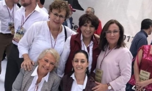 Nahle recuerda que las mujeres hoy ostentan la más alta responsabilidad a lado de AMLO