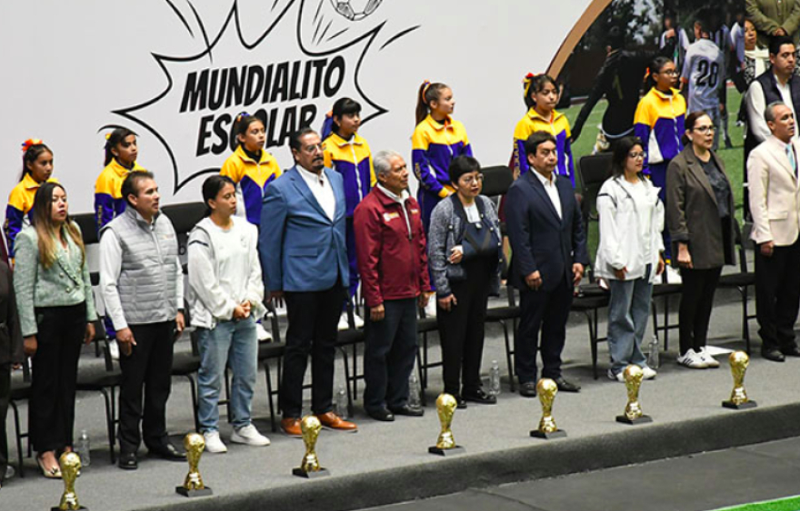 Inauguran en la BUAP el Mundialito Escolar 2026