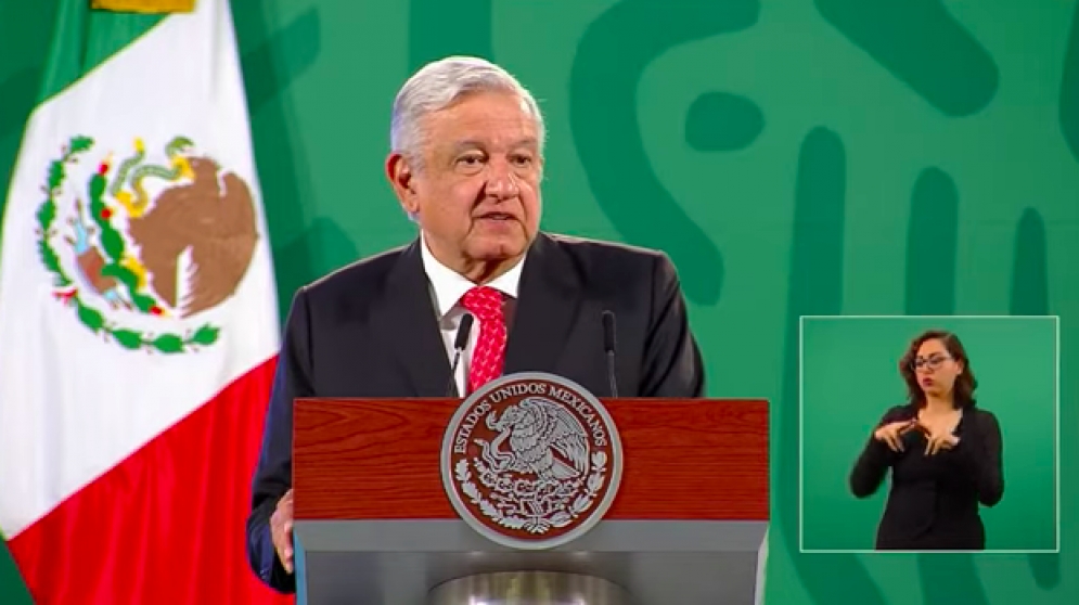 AMLO presume que se cumplió la meta de vacunar contra COVID a adultos mayores con la 1ra dosis