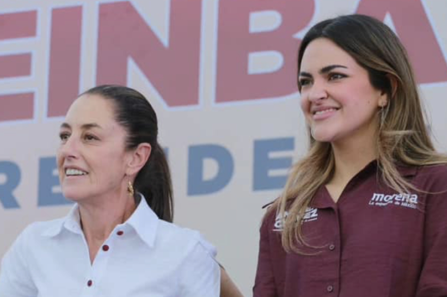 Andrea Chávez presume que Sheinbaum la reconoce por defender la 4T