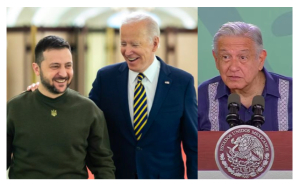 Molesta a AMLO que Biden escribiera “bienvenido a América” a Zelensky: “qué pasó presidente Biden, América somos todos”