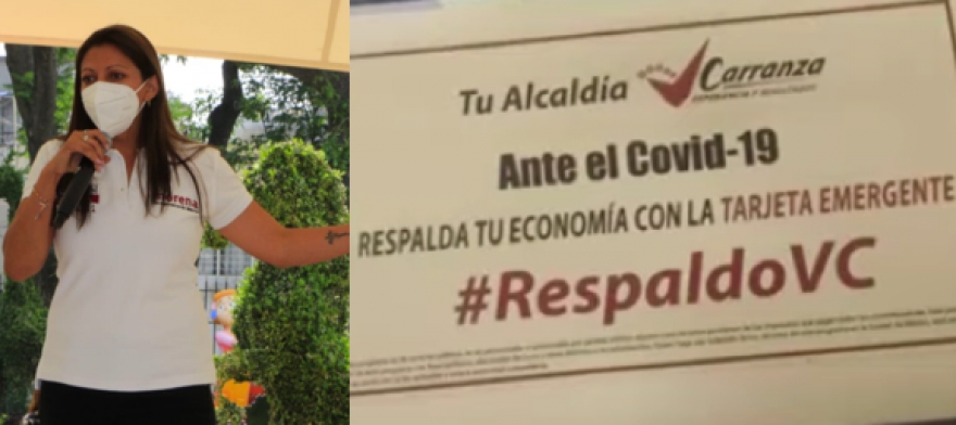 Exhiben a candidata de Morena en la CDMX por regalar tarjetas que puedes canjear en Sanborns y hasta Starbucks