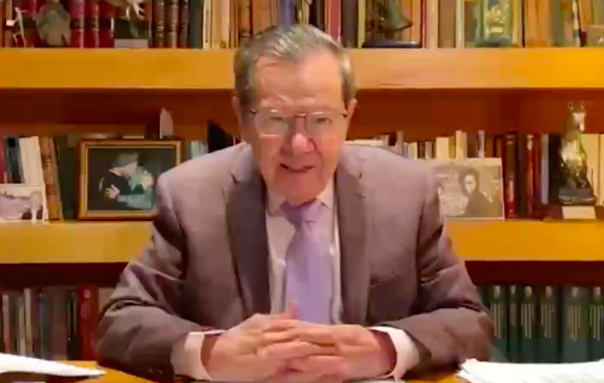 Cancela Muñoz Ledo toma de protesta; acusa a Mario Delgado de tomar sede de Morena