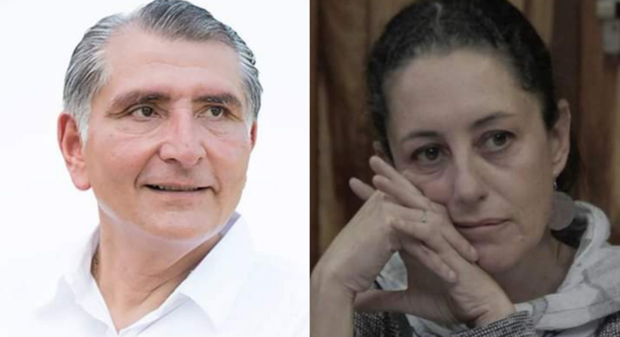 Adán Augusto López Hernández y Claudia Sheinbaum