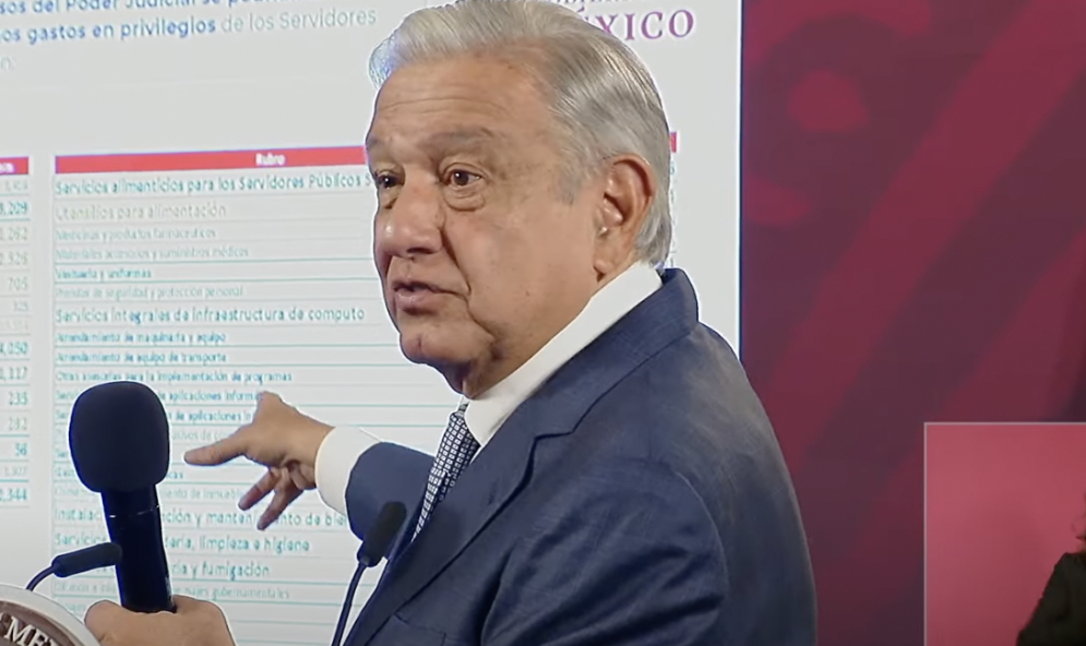 AMLO arremete contra trabajadores del Poder Judicial tras paro: “pecado social defender privilegios”