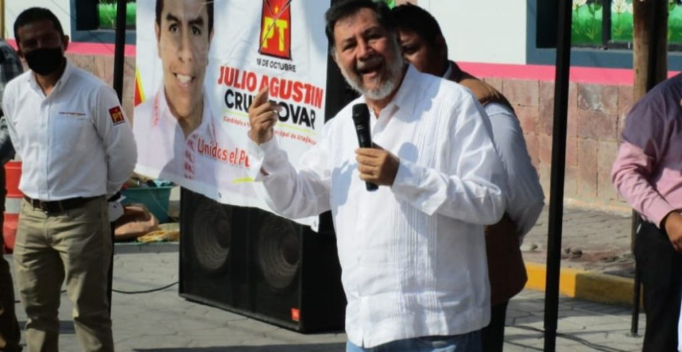 Noroña arranca gira para autopromocionarse hacia 2024 con poco apoyo