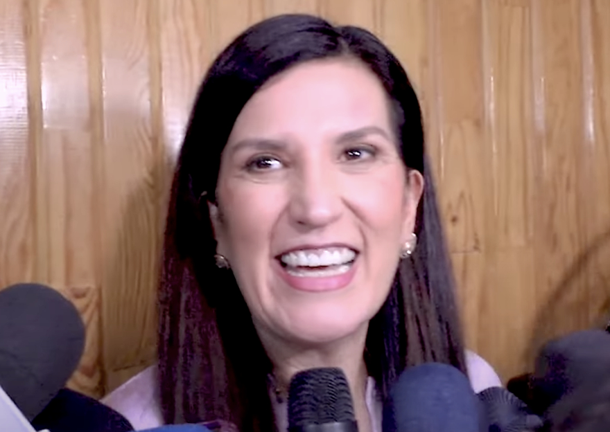 Kenia López Rabadán pide sanciones contra quienes están vinculados al huachicol fiscal