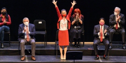 Morenistas destapan a Sheinbaum gritándole ‘¡presidenta!’ en evento por los 3 años de la 4T