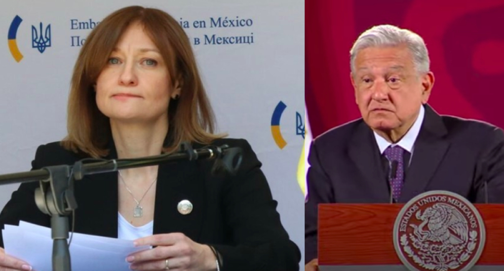 Cuestiona embajadora de Ucrania a AMLO por mantener relaciones con el Kremlin tras masacres en Bucha