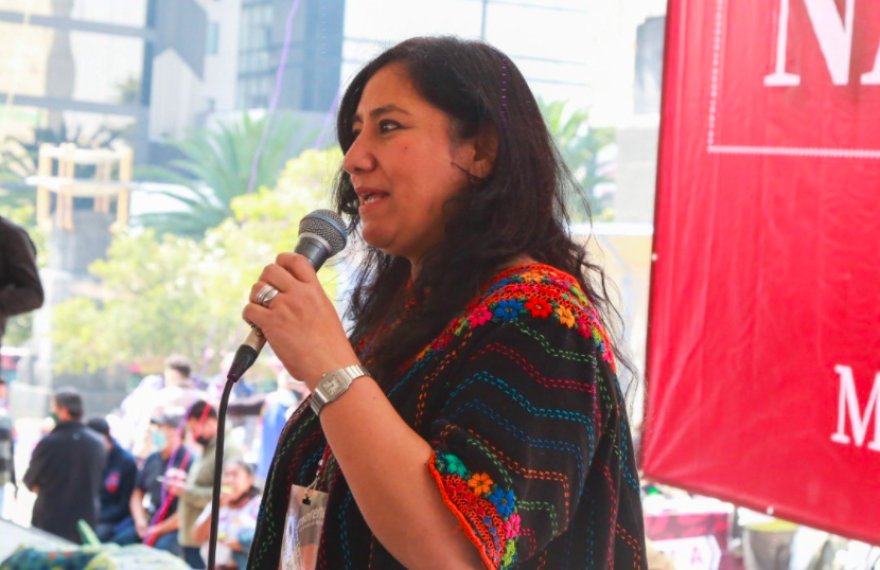 Pide Irma Sandoval que el modelo neoliberal no se apodere de Morena