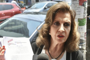 María Elena Pérez-Jaén exhibe ante la FGR pruebas para sostener denuncia contra la red de Zaldívar por extorsión a juzgadores