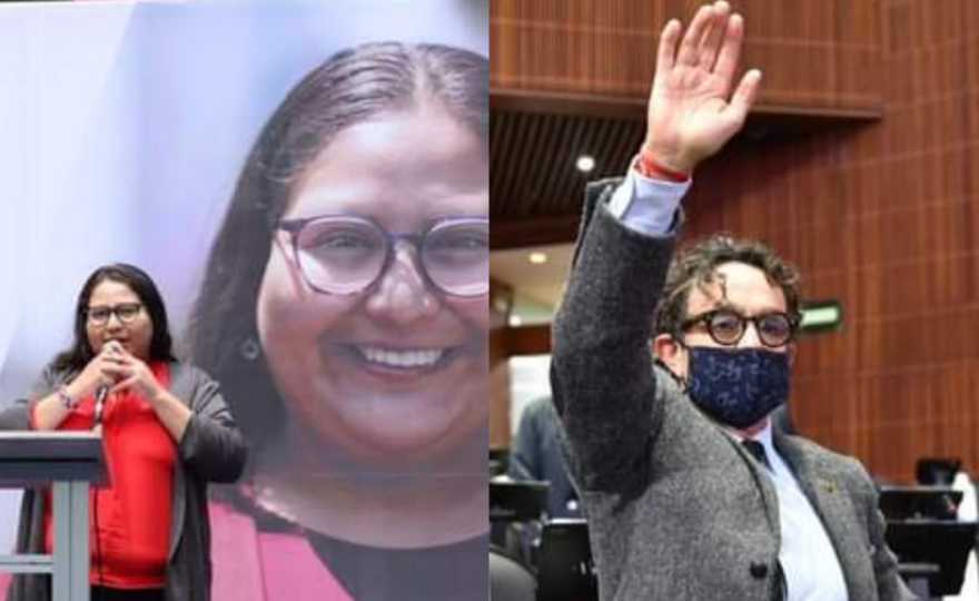 Citlalli Hernández y Gabriel Quadri