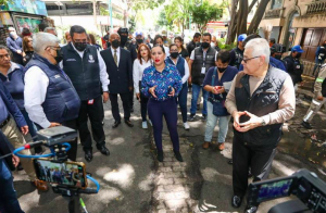 Sandra Cuevas va por el rescate de la Col. Juárez y zona rosa
