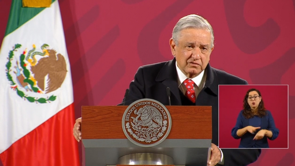 AMLO en conferencia de prensa