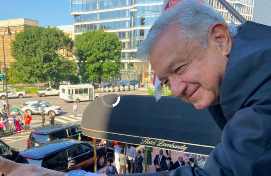 Desde Washington, AMLO promete defender a los migrantes: “recordaré que son seres excepcionales"