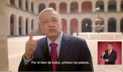 AMLO presume con spot de gobierno que economía ya está levantando