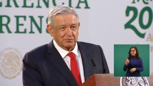 AMLO en conferencia de prensa