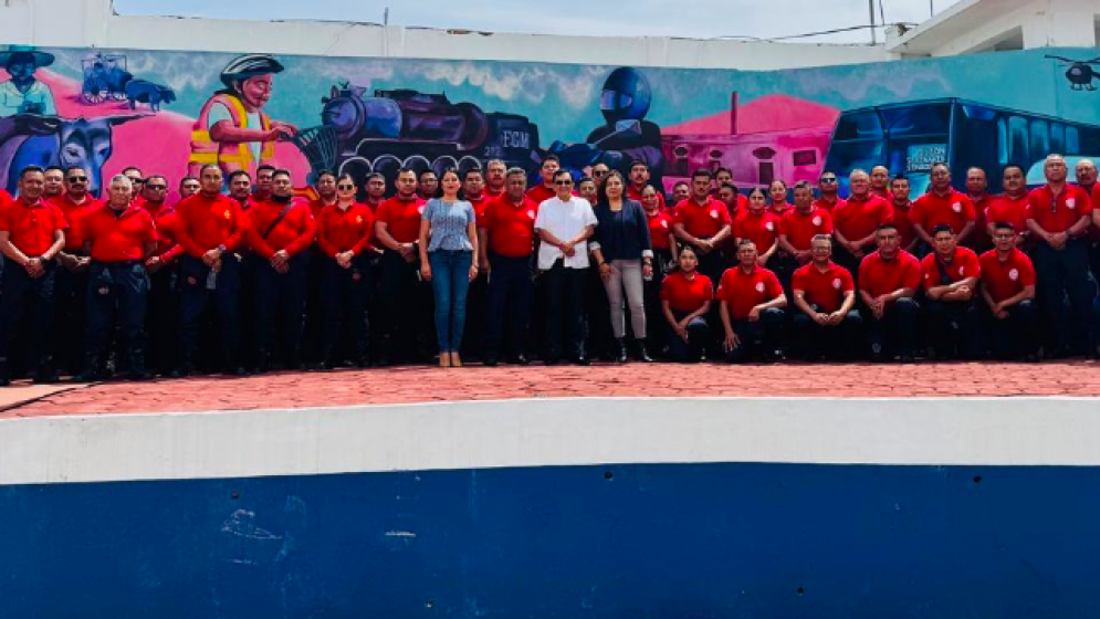 SMyT de Tlaxcala capacita a  52 bomberos en materia de seguridad