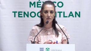 “Cualquiera puede participar”, responde Claudia Sheinbaum sobre destape de Ebrard