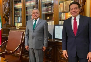 Presume Mario Delgado que AMLO está en 2do lugar de aprobación