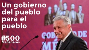 Andrés Manuel López Obrador en una de sus ya tradicionales &quot;mañaneras&quot;