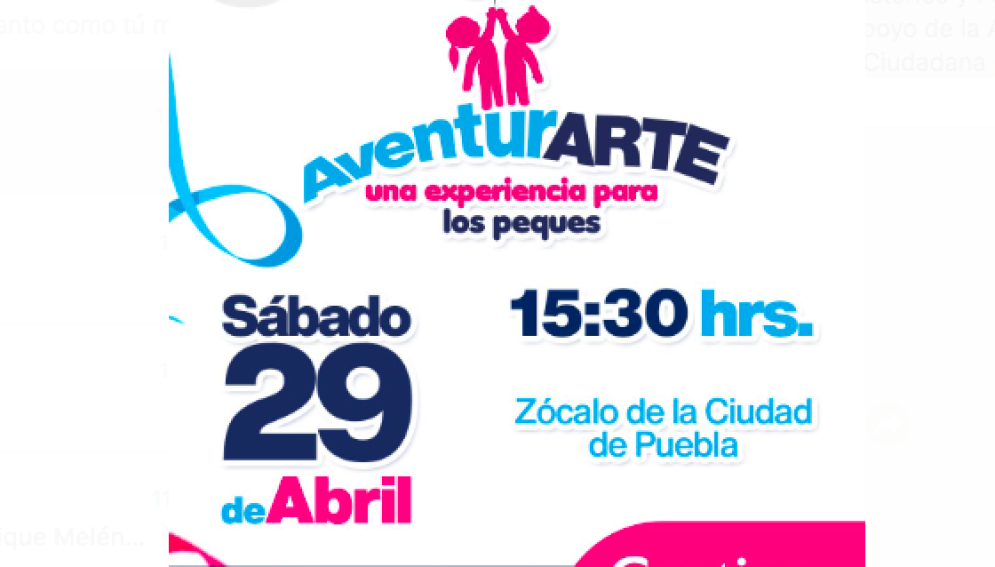 Este 29 de abril disfruta de “Aventurarte: una experiencia para los peques” en el zócalo