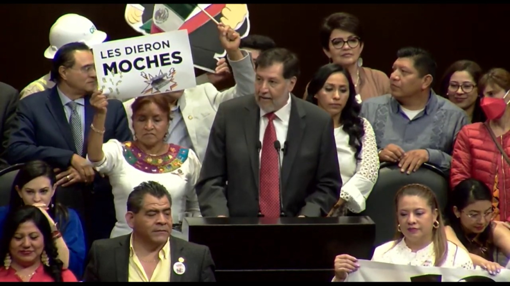 Noroña asegura que la oposición ya le entregó la presidencia a la 4T en 2024 tras fracaso en reforma eléctrica