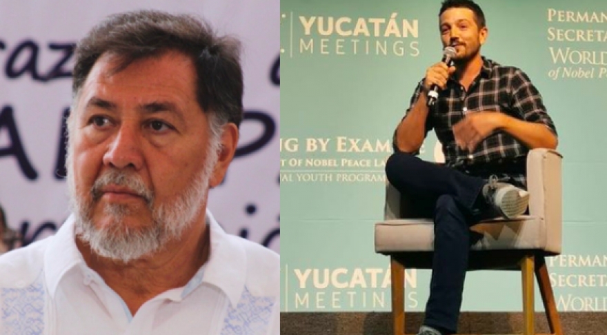 Noroña se lanza contra Diego Luna "es un hipócrita que suelta veneno contra la 4T"