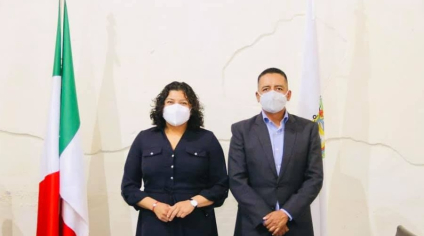 Tlatehui se reúne con Karina Pérez