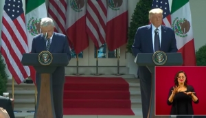 Asegura Trump que AMLO y él buscarán hacer grande a EU y a México