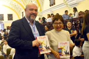 Presentan en Fenali &quot;El Quijotito&quot; obra ilustrada por niños y niñas del Círculo Infantil de la BUAP