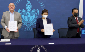 BUAP firma convenio de colaboración con Fundación Mexicana para la Salud