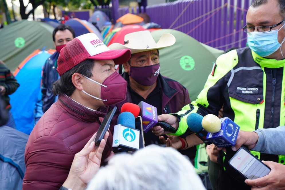 Sánchez Cordero hace un llamado enérgico al INE y a Morena para mantener el respeto