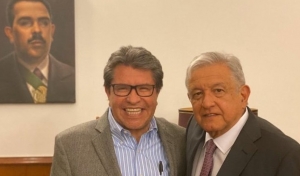 Ricardo Monreal con AMLO